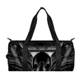 Black And White Eagle Print Gym Bag