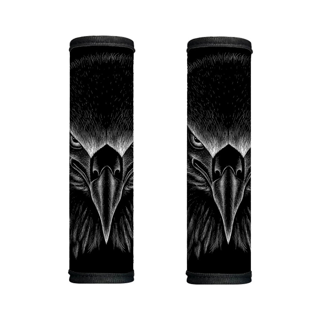 Black And White Eagle Print Handle Covers