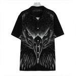 Black And White Eagle Print Hawaiian Shirt