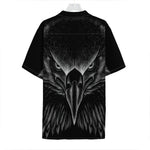 Black And White Eagle Print Hawaiian Shirt