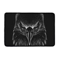 Black And White Eagle Print Kitchen Mat