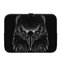 Black And White Eagle Print Laptop Sleeve