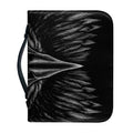 Black And White Eagle Print Leather Bible Cover