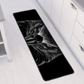 Black And White Eagle Print Long Kitchen Mat