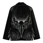Black And White Eagle Print Men's Blazer