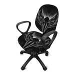 Black And White Eagle Print Office Chair Cover