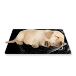 Black And White Eagle Print Pet Cooling Mat Cover