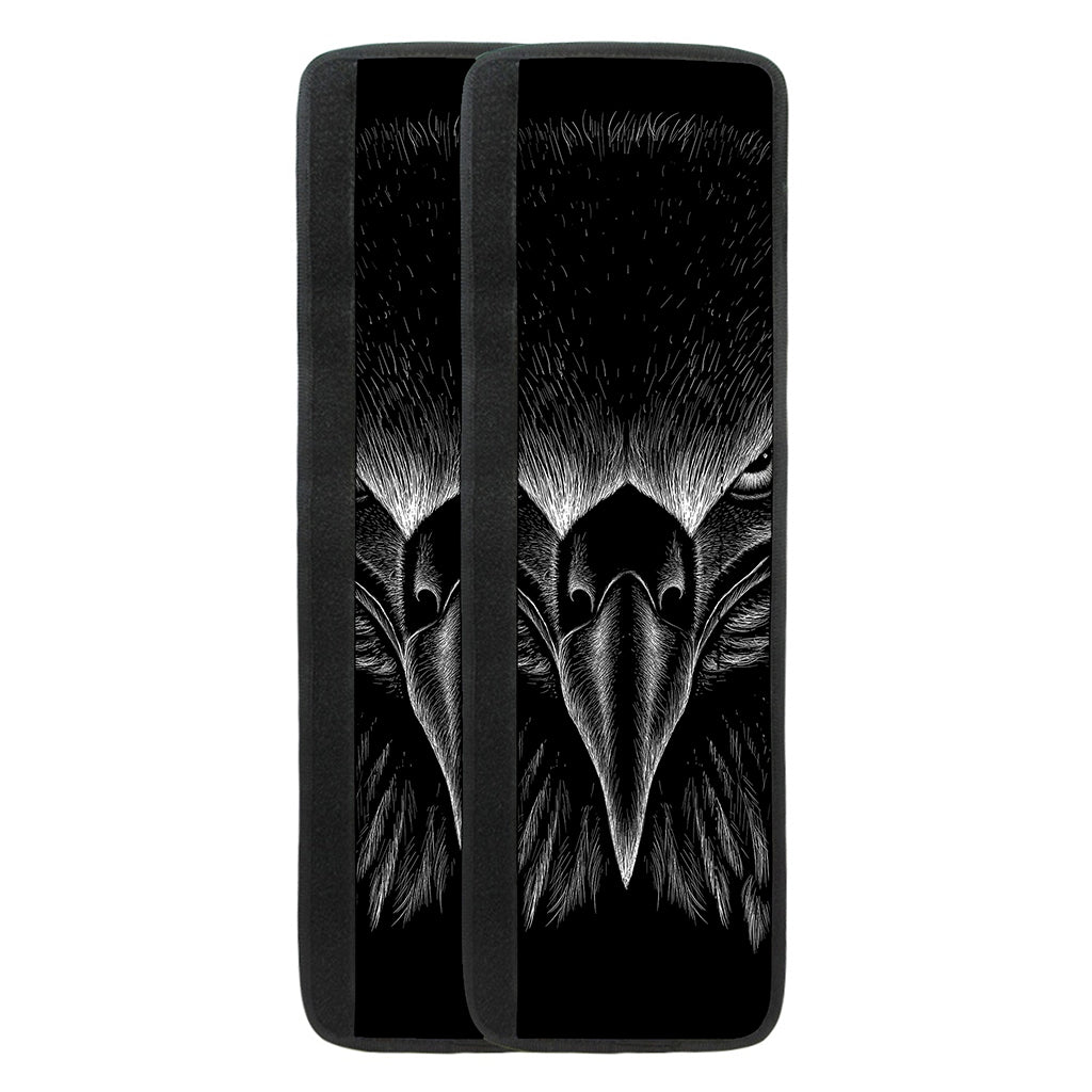 Black And White Eagle Print Refrigerator Handle Covers