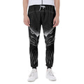 Black And White Eagle Print Joggers