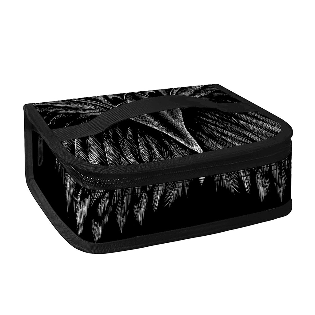 Black And White Eagle Print Small Lunch Bag
