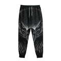 Black And White Eagle Print Sweatpants