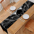Black And White Eagle Print Table Runner