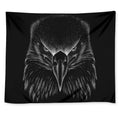 Black And White Eagle Print Tapestry