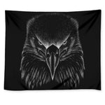 Black And White Eagle Print Tapestry