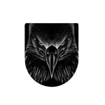 Black And White Eagle Print Toilet Lid Cover