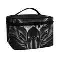Black And White Eagle Print Travel Makeup Bag