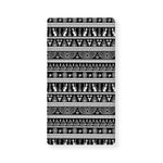 Black And White Egypt Pattern Print Baby Crib Sheet