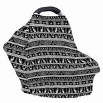 Black And White Egypt Pattern Print Baby Seat Cover