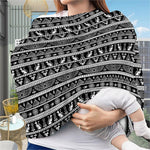 Black And White Egypt Pattern Print Baby Seat Cover