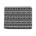 Black And White Egypt Pattern Print Bifold Wallet