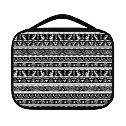 Black And White Egypt Pattern Print Classic Bible Case