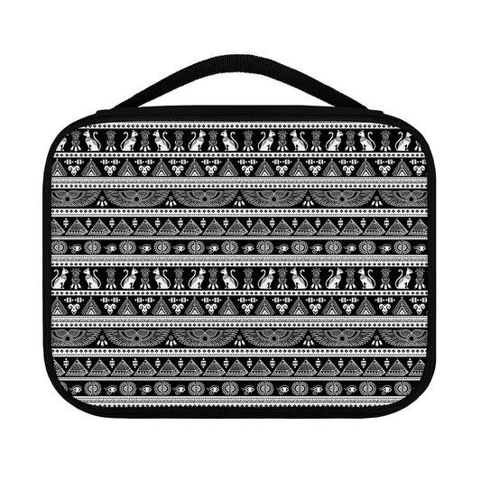 Black And White Egypt Pattern Print Classic Bible Case