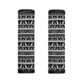 Black And White Egypt Pattern Print Handle Covers