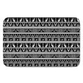 Black And White Egypt Pattern Print Indoor Door Mat