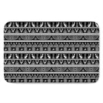 Black And White Egypt Pattern Print Indoor Door Mat