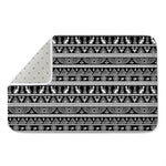 Black And White Egypt Pattern Print Indoor Door Mat