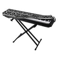 Black And White Egypt Pattern Print Piano Keyboard Cover