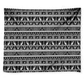 Black And White Egypt Pattern Print Tapestry