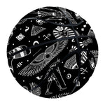 Black And White Egyptian Pattern Print Basketball