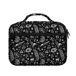 Black And White Egyptian Pattern Print Briefcase Bible Bag