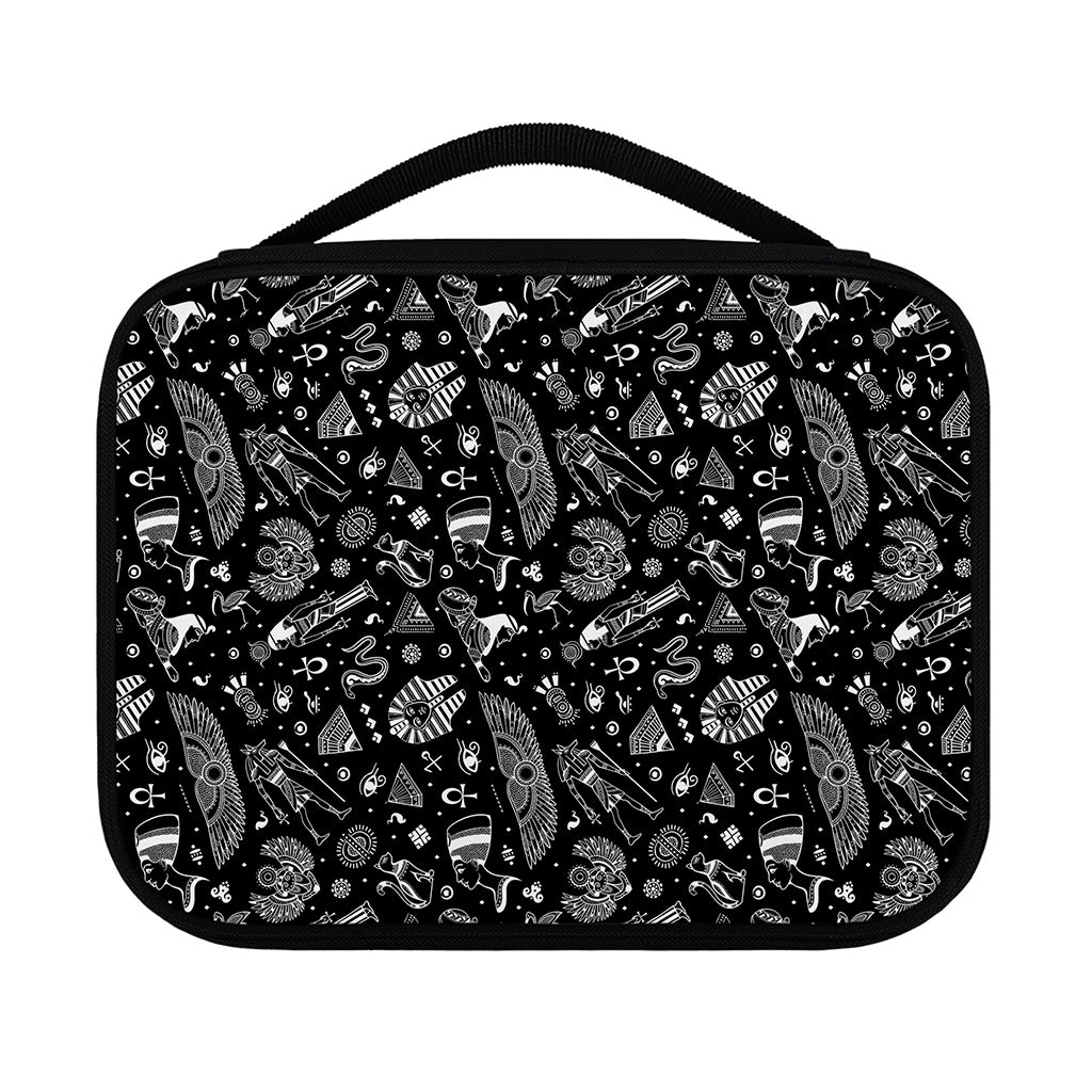 Black And White Egyptian Pattern Print Classic Bible Case