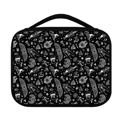 Black And White Egyptian Pattern Print Classic Bible Case