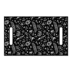 Black And White Egyptian Pattern Print Golf Cart Seat Cover