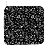 Black And White Egyptian Pattern Print Hand Towel