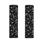 Black And White Egyptian Pattern Print Handle Covers