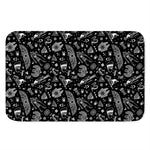 Black And White Egyptian Pattern Print Indoor Door Mat