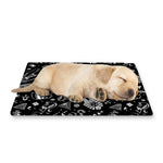 Black And White Egyptian Pattern Print Pet Cooling Mat Cover