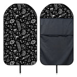 Black And White Egyptian Pattern Print Waterproof Car Seat Cover