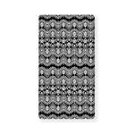 Black And White Ethnic Boho Print Baby Crib Sheet