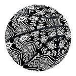Black And White Ethnic Boho Print Basketball