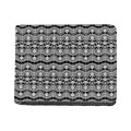 Black And White Ethnic Boho Print Bifold Wallet