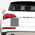Black And White Ethnic Boho Print Car Sticker