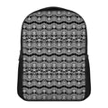Black And White Ethnic Boho Print Casual Backpack