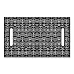 Black And White Ethnic Boho Print Golf Cart Seat Cover