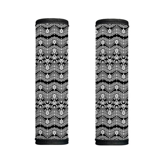Black And White Ethnic Boho Print Handle Covers