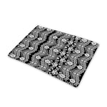 Black And White Ethnic Boho Print Pet Cooling Mat Cover